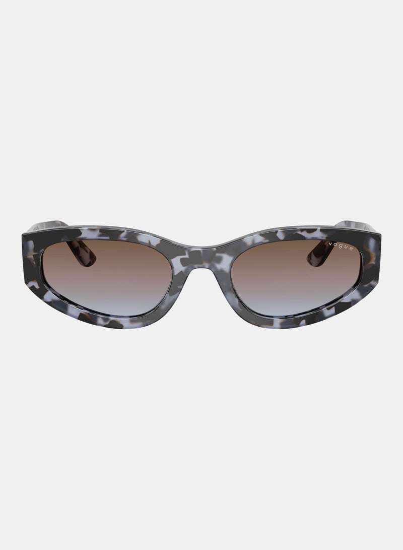 Vogue Full Rimmed Oval Sunglasses 0VO5585S - Image 1